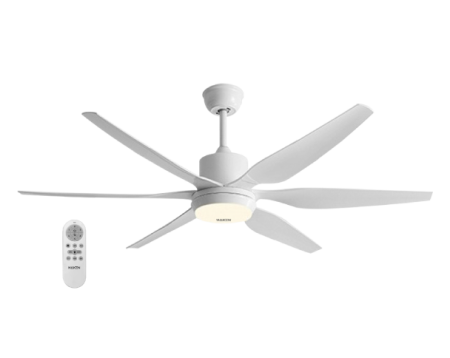 Quạt trần đèn DC 6 cánh HK-QT06WH