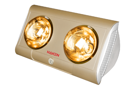 Đèn sưởi nhà tắm 2 bóng HAKEN Model HK-DS02