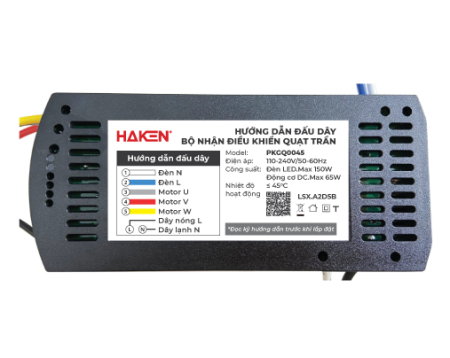 Bộ nhận HAKEN quạt trần HK-QT08 MỚI PKGQ0045