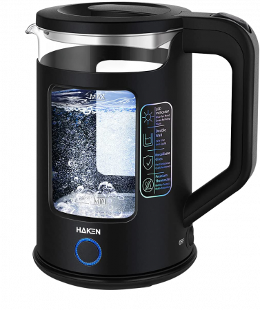 Ấm siêu tốc 2 lớp HAKEN 1500W 1.8L Model HK-ASG06B