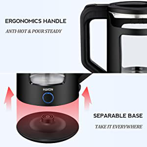 Ấm siêu tốc 2 lớp HAKEN 1500W 1.8L Model HK-ASG06B