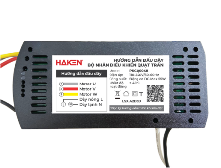 Bộ nhận HAKEN 55W PKGQ0048 dùng cho quạt trần QT12CB