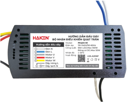 Bộ nhận HAKEN 55W PKQ10-N1 dùng cho quạt trần HK-QT10