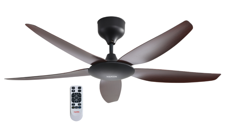 Quạt Trần DC 5 Cánh HAKEN QT05: Sự Kết Hợp Hoàn Hảo Giữa Thẩm Mỹ Và Công Nghệ Làm Mát Hiện Đại